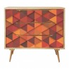 Sticker meubles texture triangles